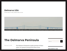 Tablet Screenshot of delmarvausa.com